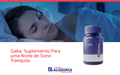 GABA Alquimia: Suplemento Ideal Para Uma Noite de Sono Tranquila