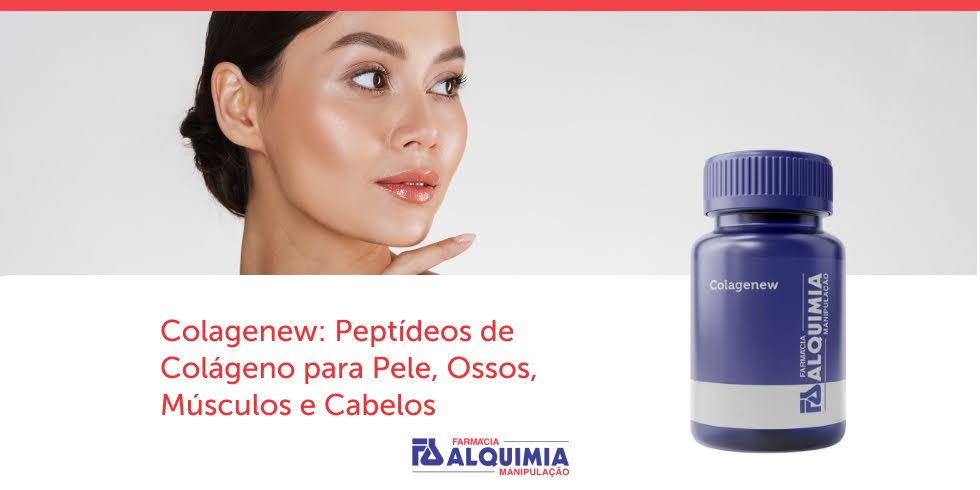 Colagenew: Peptídeos de Colágeno para Pele, Ossos, Músculos e Cabelos