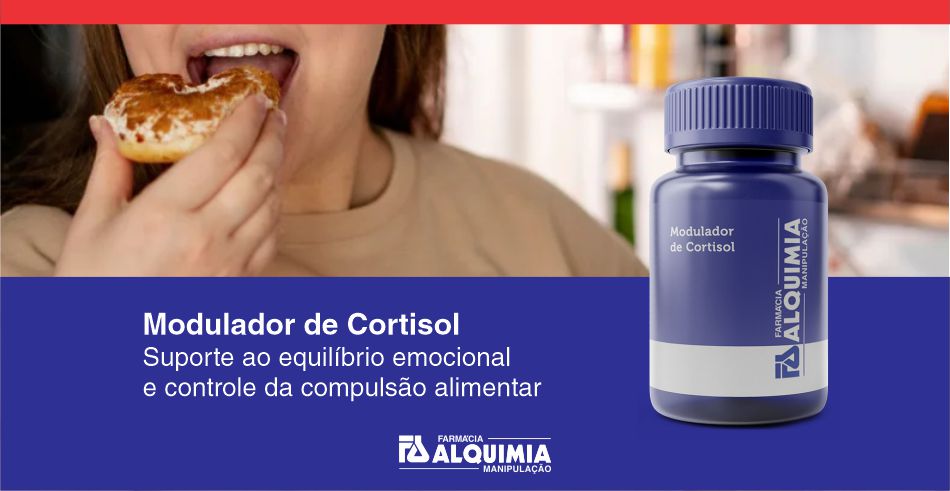 Modulador de Cortisol: Suporte ao Equilíbrio Emocional e Controle Da Compulsão Alimentar