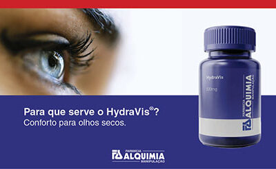 Para que serve o HydraVis®? Conforto para olhos secos.